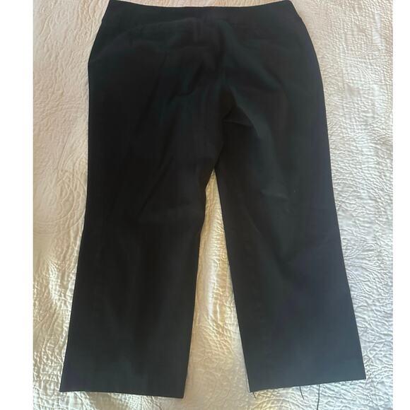 Chico’s Solid Black Capris Sz. 3 (16) - Picture 4 of 6